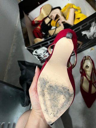 Zapatos de tacón rojos para mujer 36