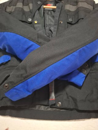 Chaqueta Moto Mujer Dainese Negra y Azul