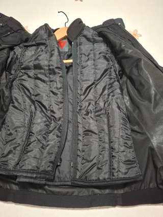 Chaqueta Moto Mujer Dainese Negra y Azul