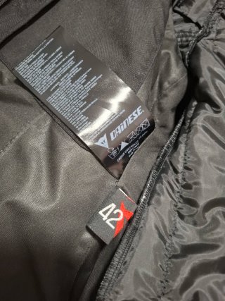 Chaqueta Moto Mujer Dainese Negra y Azul