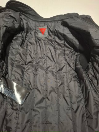 Chaqueta Moto Mujer Dainese Negra y Azul