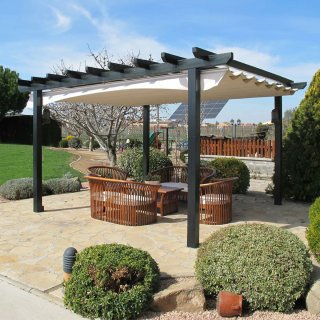 Toldo de madera, pérgolas, barbacoas, hornos