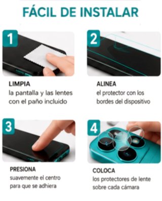 Protector Pantalla + 4 Protectores Lente Honor X8