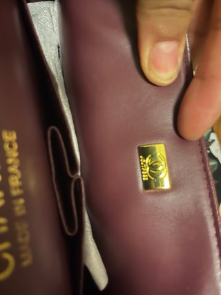 Borsa elegante donna marrone e oro