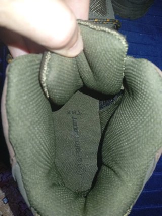 Botas de montaña verdes y naranjas T39 unisex