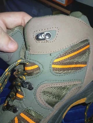 Botas de montaña verdes y naranjas T39 unisex