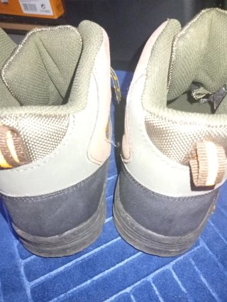 Botas de montaña verdes y naranjas T39 unisex