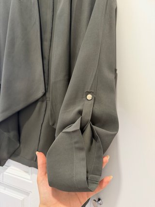 Chaqueta Zara verde militar