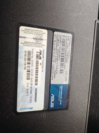Portatile Asus X54C Nero