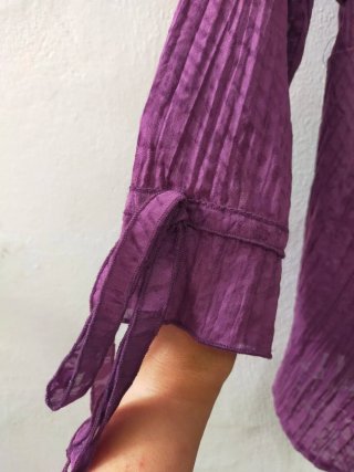 Blusa Canda Morada Calada