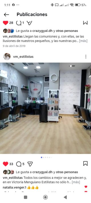 Mobiliario peluquería