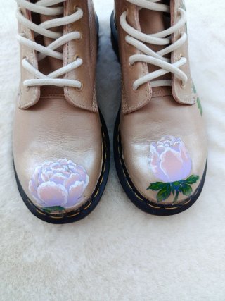Dr. Martens 1460 Pascal custom peonias talla 38