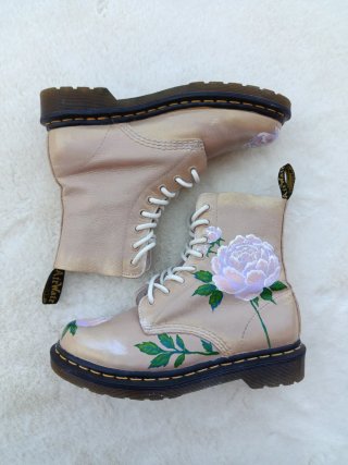 Dr. Martens 1460 Pascal custom peonias talla 38