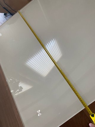Mesa de centro de cristal