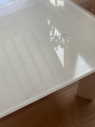 Mesa de centro de cristal