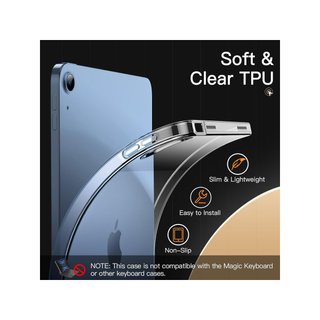 JETech funda transparente slim antigolpes iPad