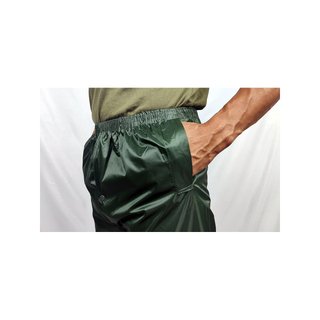 Traje impermeable trabajo ligero plegable verde