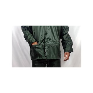 Traje impermeable trabajo ligero plegable verde