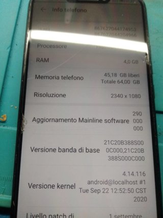 Huawei Mate 20 Lite Nero