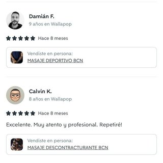 Masaje Descontracturante Profesional — (Barcelona)