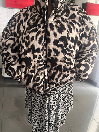Chaqueta Polar Estampado Animal Print