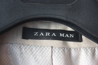 Chaqueta de vestir Zara Hombre Beige