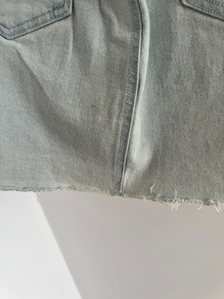 Falda vaquera azul Stradivarius