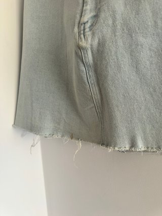 Falda vaquera azul Stradivarius