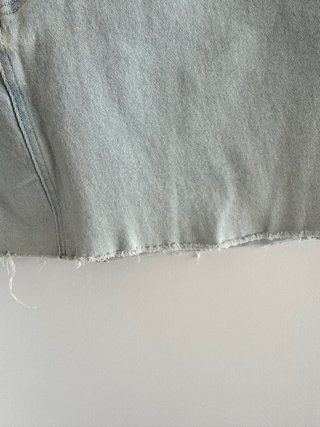 Falda vaquera azul Stradivarius