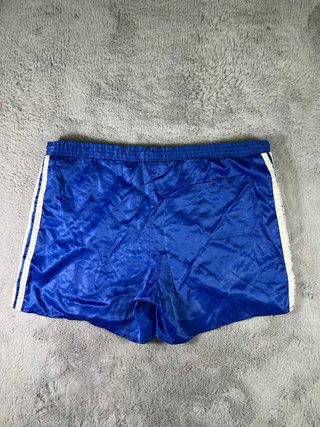 Pantalón corto Adidas vintage 80s azul