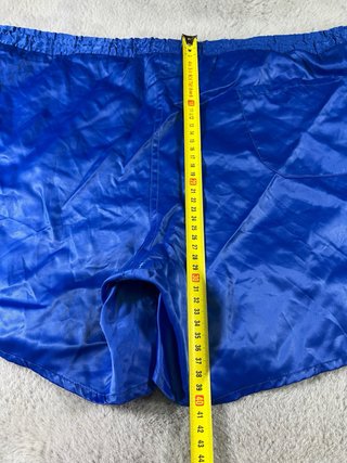 Pantalón corto Adidas vintage 80s azul