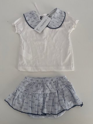 Lote de 3 vestidos y 1 conjunto niña 12M
