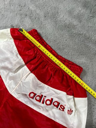 Pantalones Cortos Adidas Vintage 80s Rojos Talla S
