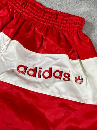 Pantalones Cortos Adidas Vintage 80s Rojos Talla S