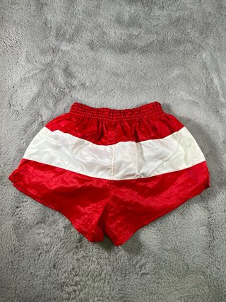Pantalones Cortos Adidas Vintage 80s Rojos Talla S