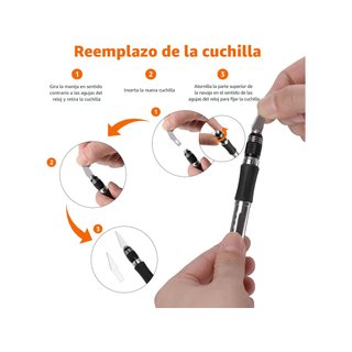 Amazon Basics juego cuchillos precisión 29 piezas