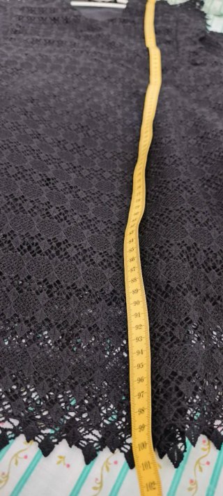 Vestido de encaje negro