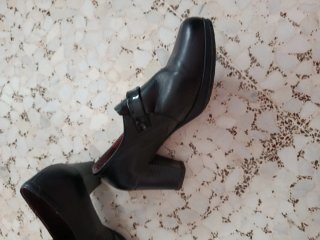 Zapatos de piel negros mujer