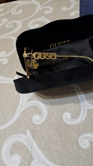 Occhiali da sole Gucci oro multicolor
