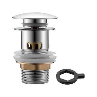 Ibergrif M20507 scarico lavandino ottone cromato