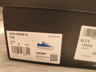 Converse CTAS Lift Ox Azul Talla 38