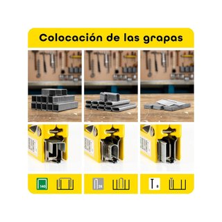 Rapid NUNU Grapadora Manual 3 en 1 3000 grapas