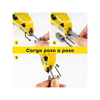 Rapid NUNU Grapadora Manual 3 en 1 3000 grapas