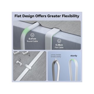 BUSOHE Cable Ethernet Cat 8 8M Plano