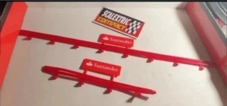 Scalextric Compact. Pack vallas y pancartas