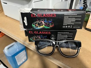 Gafas EL GLASSES Negras (dos gafas)