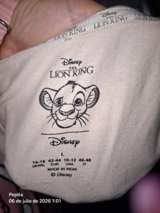 Camisón El Rey León Talla L