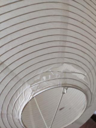 Paralume IKEA Carta di Riso Bianco
