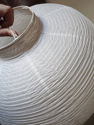 Paralume IKEA Carta di Riso Bianco