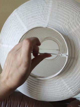 Paralume IKEA Carta di Riso Bianco